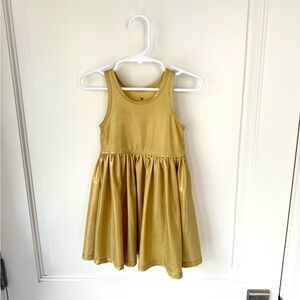 Pink Chicken Yellow Gold Liza Lame Dress size 2 2T.